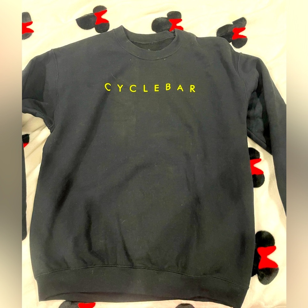 Black/Neon CycleBar Sweatshirt size medium